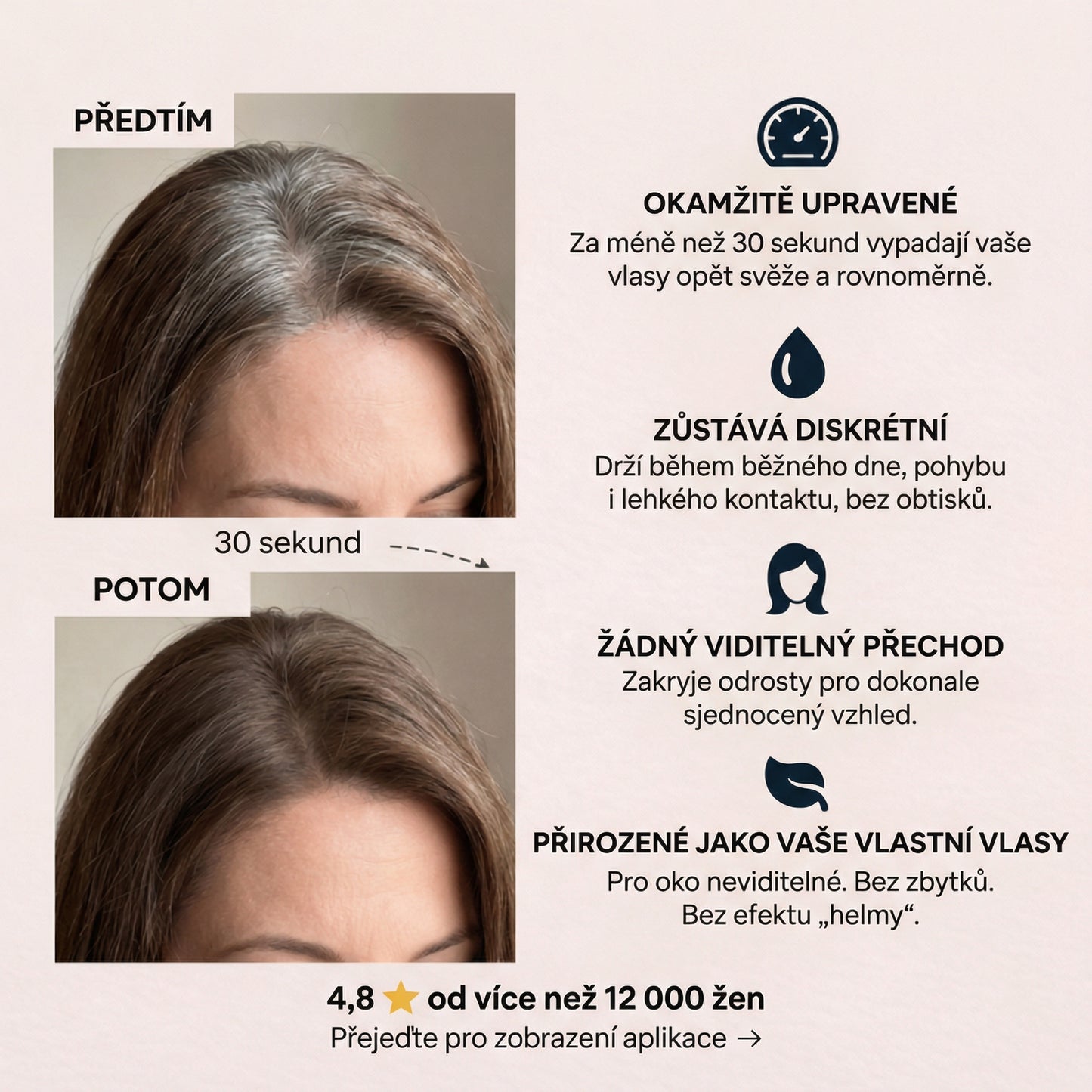 Avellio™ – Okamžité krytí odrostů a šedin